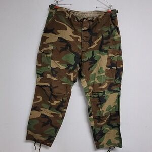 USGI US Military Hot Weather BDU Pants Rip Stop Trousers Medium Vintage